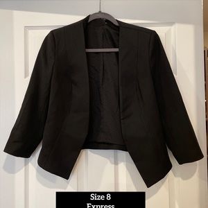 Black Express Blazer Size 8
